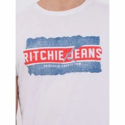 Meilleure vente 🔔 Ritchie T-shirt Manches Courtes Col Rond Pur Coton Nipeter 🎉 -Nasa - magasin unnamed file 740