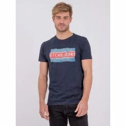 Meilleure vente 🔔 Ritchie T-shirt Manches Courtes Col Rond Pur Coton Nipeter 🎉 -Nasa - magasin unnamed file 741