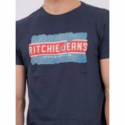Meilleure vente 🔔 Ritchie T-shirt Manches Courtes Col Rond Pur Coton Nipeter 🎉 -Nasa - magasin unnamed file 743