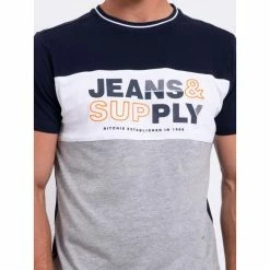 Tout neuf ⌛ Ritchie T-shirt Manches Courtes Col Rond Pur Coton Nabelo 😉 -Nasa - magasin unnamed file 867