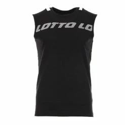 Vente flash 🧨 LOTTO Débardeur Noir Homme Lotto Logo 🛒