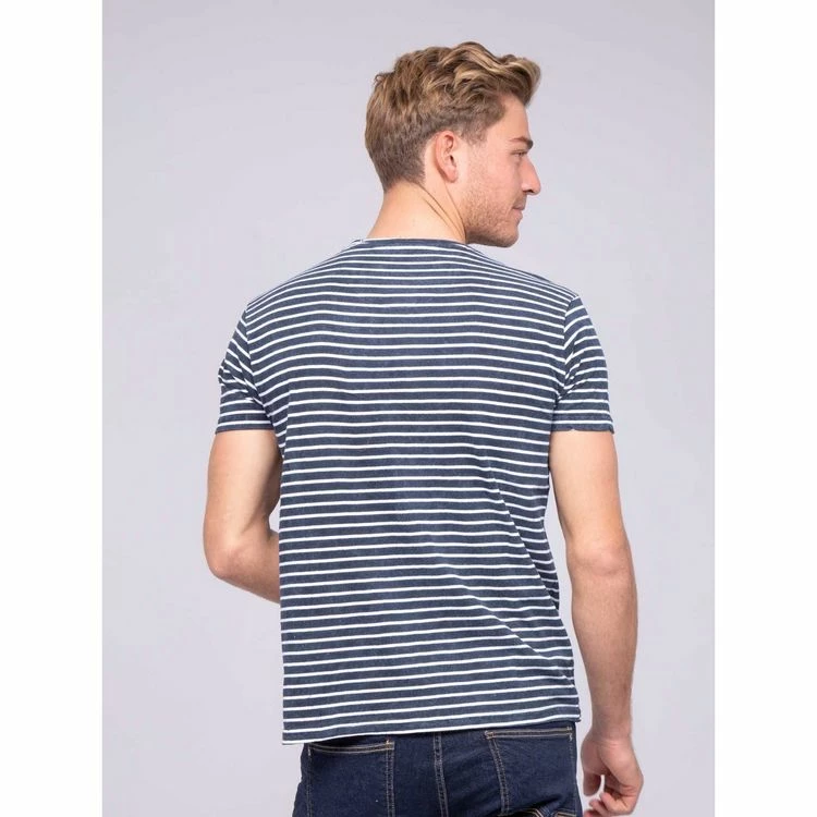 Meilleure affaire 😀 Ritchie T-shirt Col Rond Pur Coton Rayures Nilou 👍 4 Meilleure affaire 😀 Ritchie T-shirt Col Rond Pur Coton Rayures Nilou 👍 – Image 2