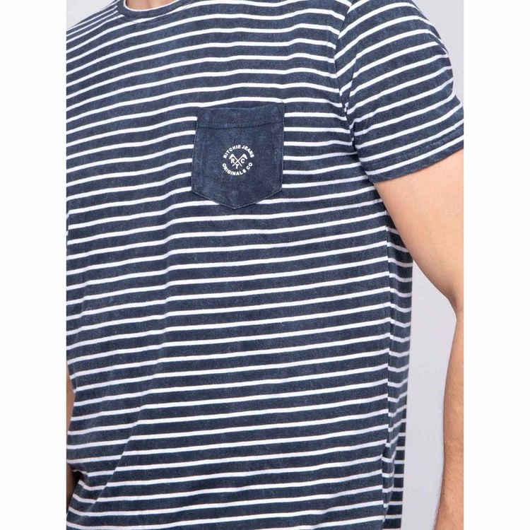 Meilleure affaire 😀 Ritchie T-shirt Col Rond Pur Coton Rayures Nilou 👍 5 Meilleure affaire 😀 Ritchie T-shirt Col Rond Pur Coton Rayures Nilou 👍 – Image 3